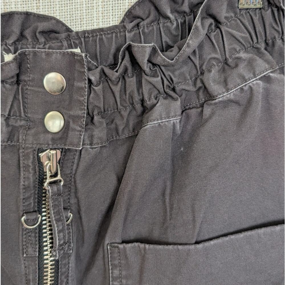 Isabel Marant Etoile Lecia Pants Womens 44/US12 Faded Black Tapered Ankle - Picture 5 of 11